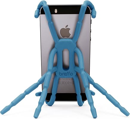 Breffo Spiderpodium - Soporte de coche para iPhone 4 y 5 y Samsung S4, color azul Breffo Spiderpodium - Soporte de coche para iPhone 4 y 5 y Samsung S4, color azul