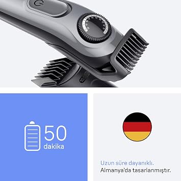Braun Sakal Düzeltici Series 3, +5 Aksesuar, 40 Uzunluk, Keskin Bıçak, BT3560