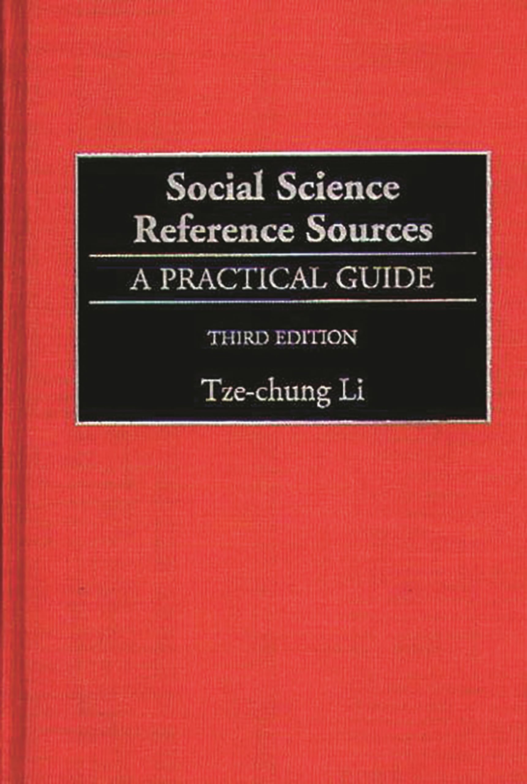 Buy Social Science Reference Sources: A Practical Guide โ BookShops.in