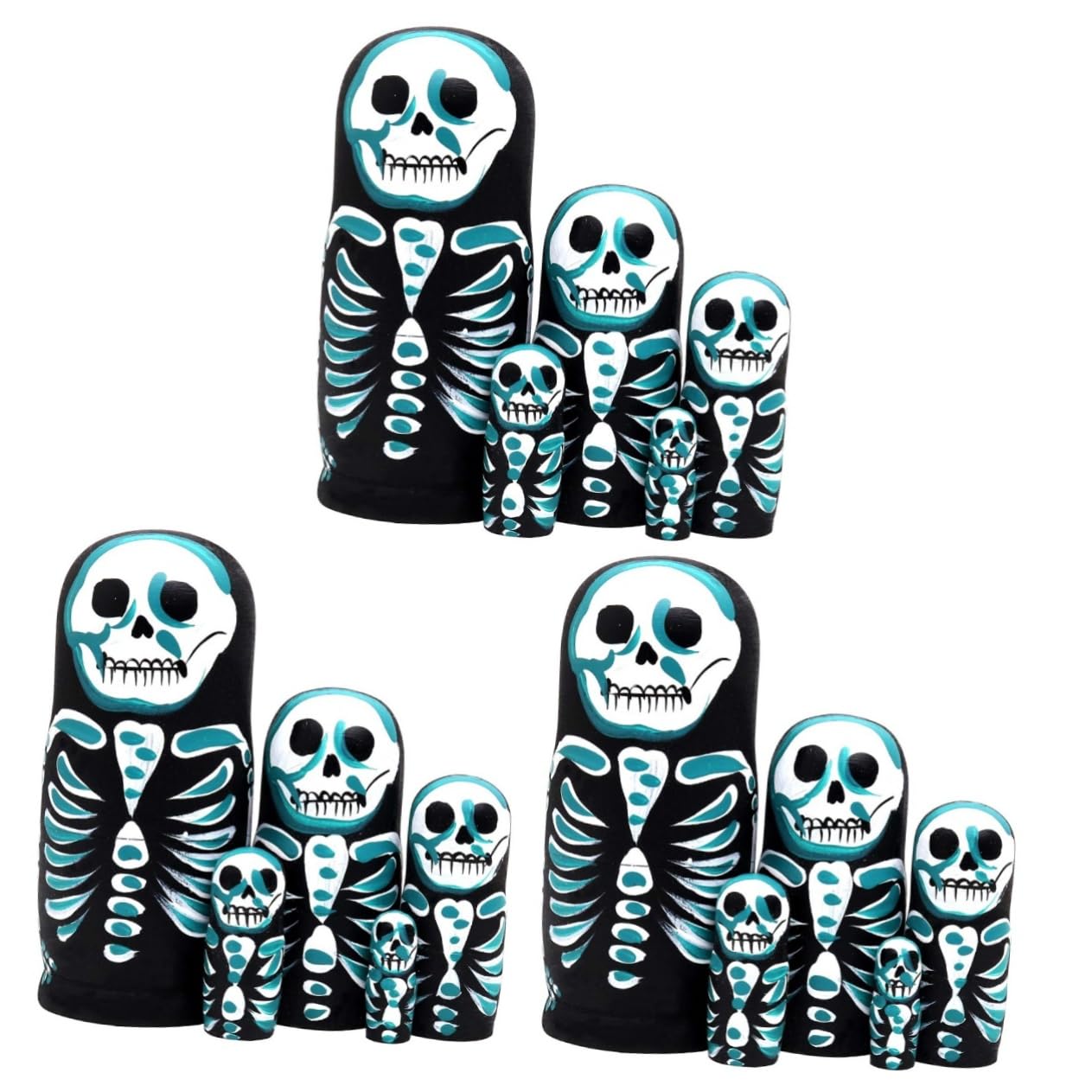 SAFIGLE Nesting Toys 15 Pcs Stacking Toys Dolls Nesting Toys Nesting Dolls Crafts Ornaments Birthday Gift Wooden Russia To Stack Children Toys