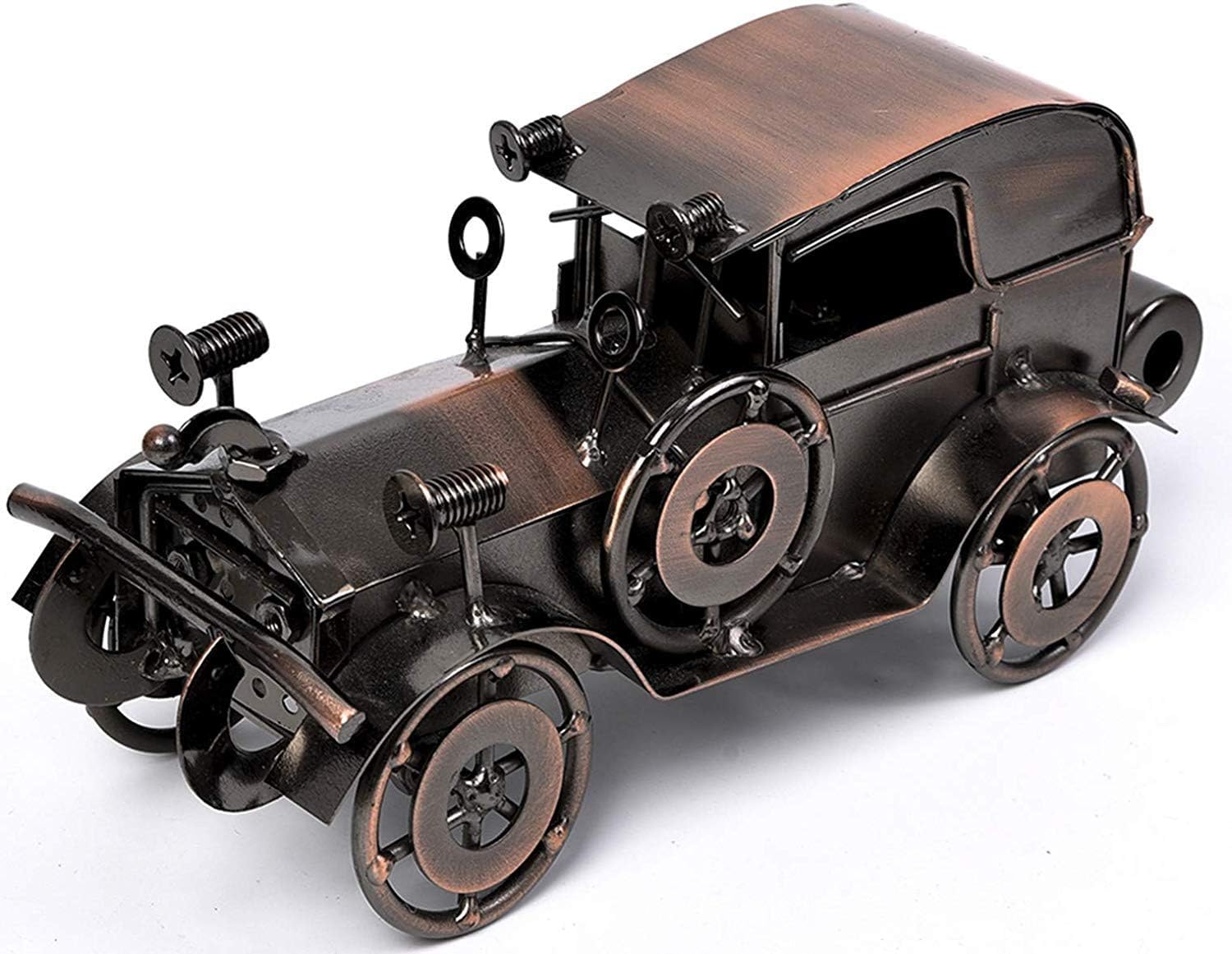 Lucario Metal Antique Vintage Car Model Handcrafted Collections Collectible Vehicle Toys for Bar or Home Decor Decoration Great Birthday‚ Gift Bronze Classic Car Model, Large