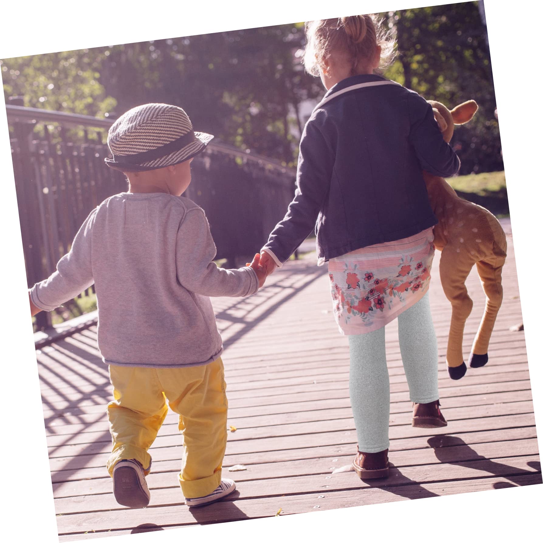 GALPADA 3 Piezas Polainas De Bebé Leggins Con Forro Polar Para Niños Leggins Con Forro Polar Niños Pantalones De Lana Para Niños Pequeños Algodón Pantalones De Una Pieza Niña Espesar