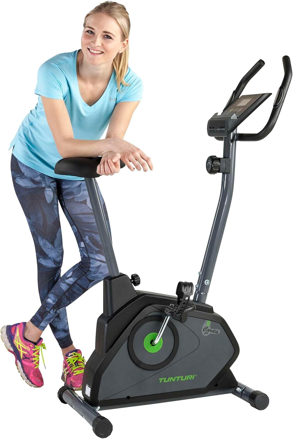 Tunturi Cardio Fit Upright Exercise Bike with Heart Rate Monitor