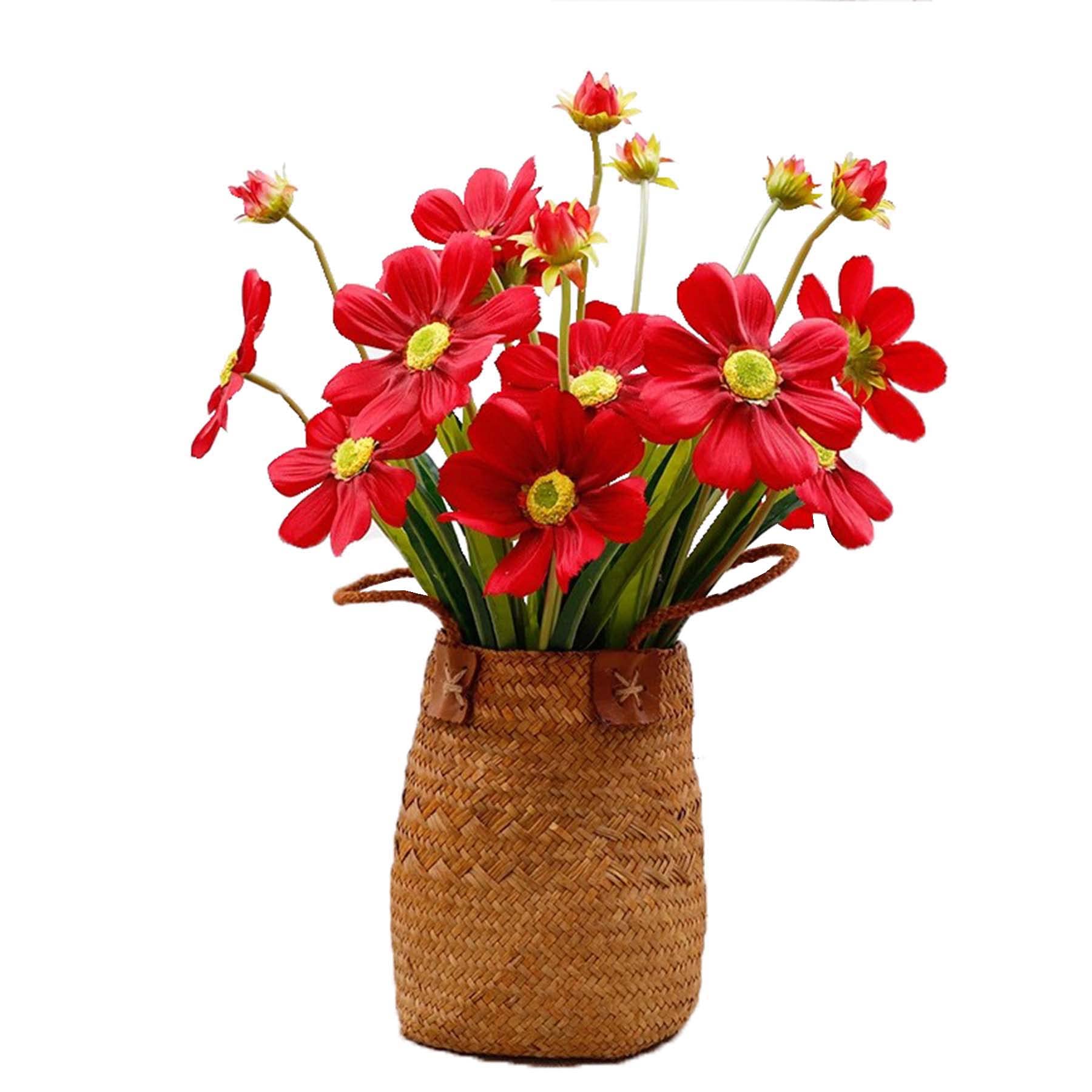 Echeson 4pcs Artificial Coreopsis Artificial Flowers Faux Coreopsis Artificial Plants 3 Heads 20.67in for Indoor Decoration Scenery (Multicolors)…