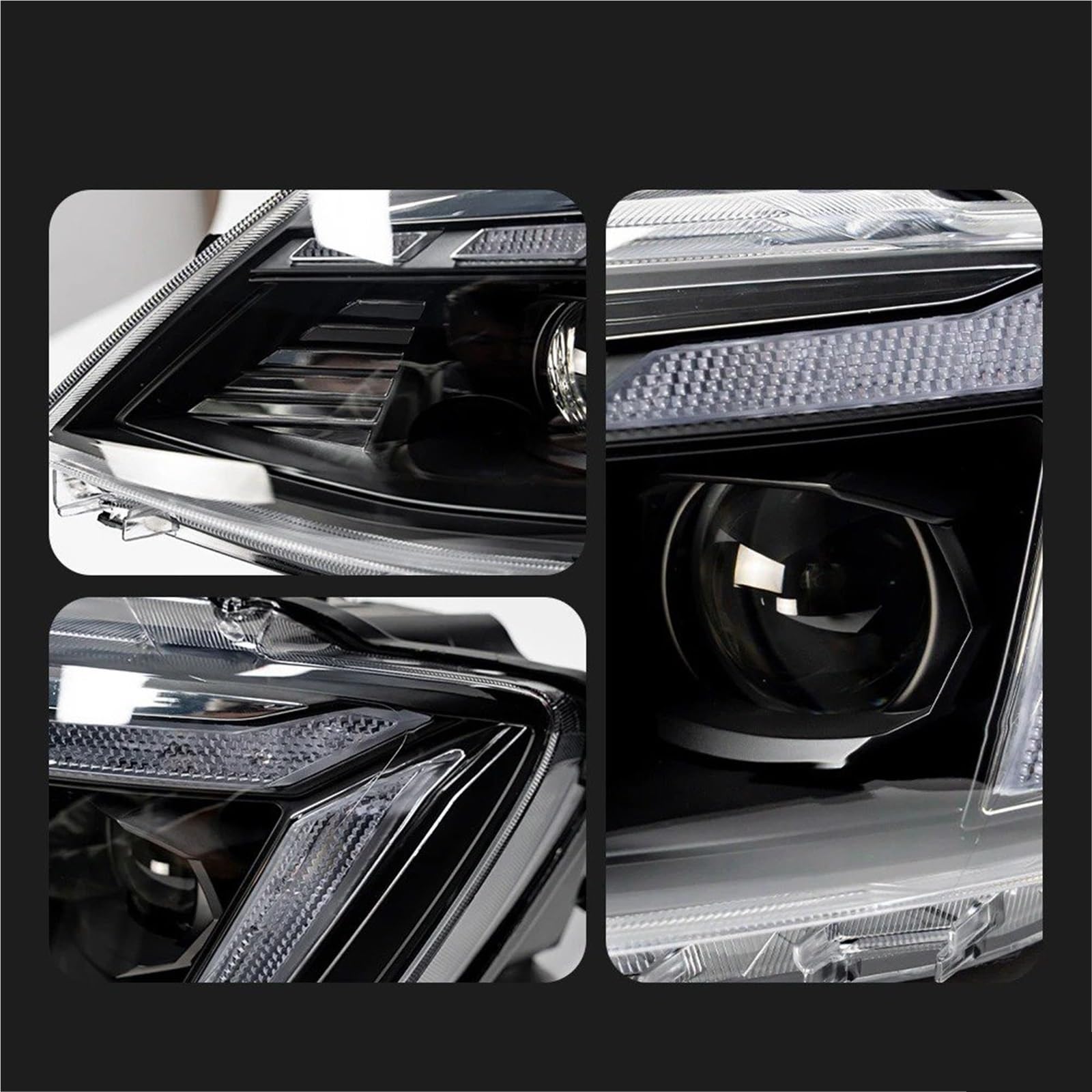 Gruppo Ottico Anteriore per Jetta Mk6 RS5 2011-2019, Design fari Auto, Lente proiettore Faro, Segnale dinamico DRL, Accessori Auto (Faro Anteriore/Guida a Sinistra)