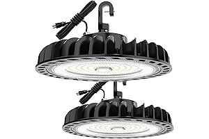 HYPERLITE 155W UFO LED High Bay Lights, 2-Pack