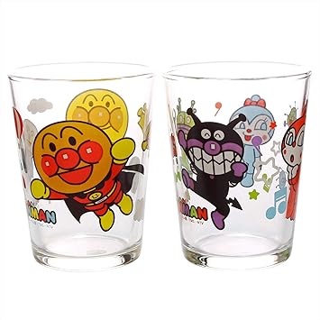 Amazon Co Jp それゆけ アンパンマン コップ ガラス ペア ギフト箱 アンパンマンバス仕様 タンブラー ミニグラス 柄違い 2個 セット 容量約175ml キャラクター 食器セット グッズ 子供用食器 ギフト プレゼント 出産祝い 誕生日プレゼント 3歳 2歳 1歳 女の子 男の子