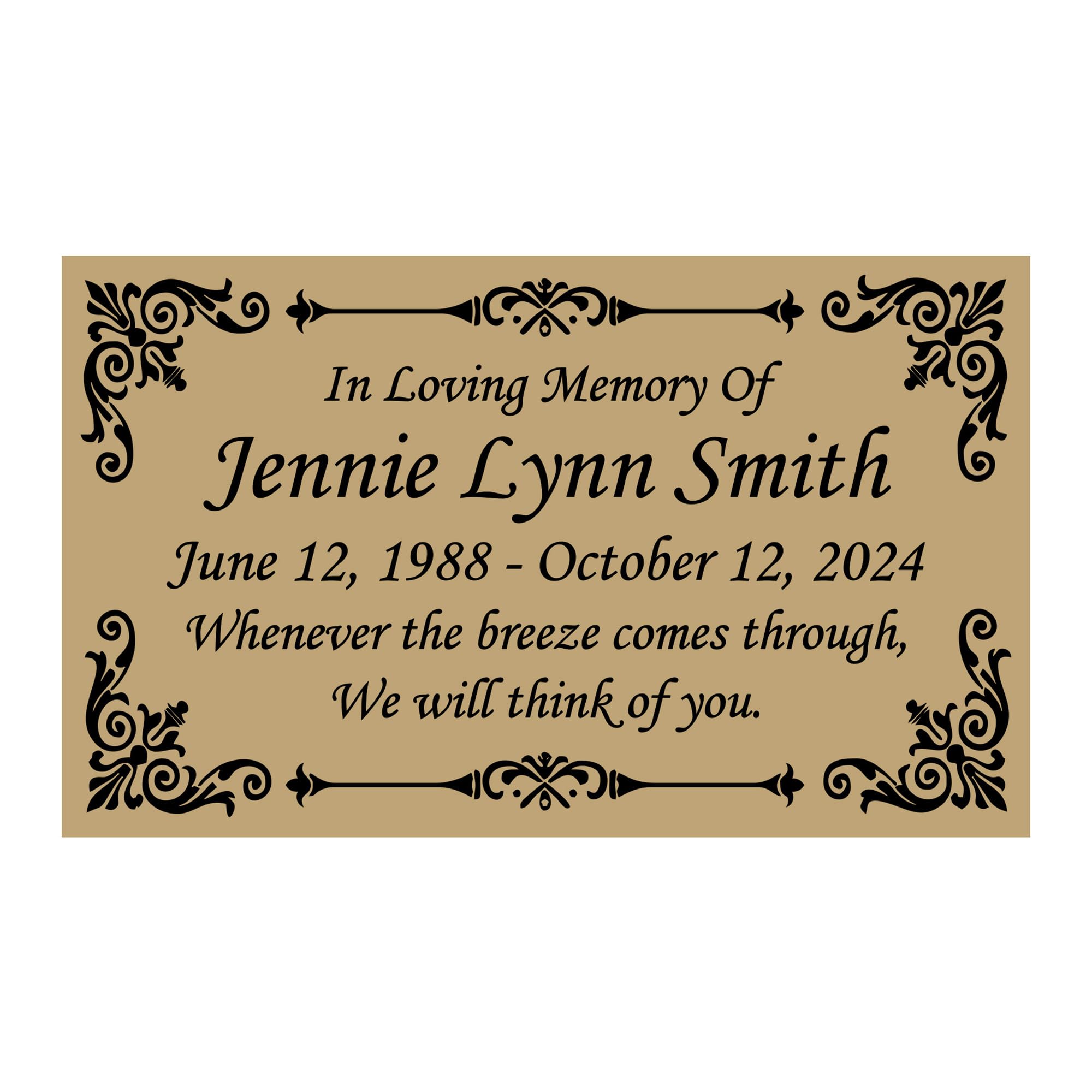 NWA Memorial Plaque