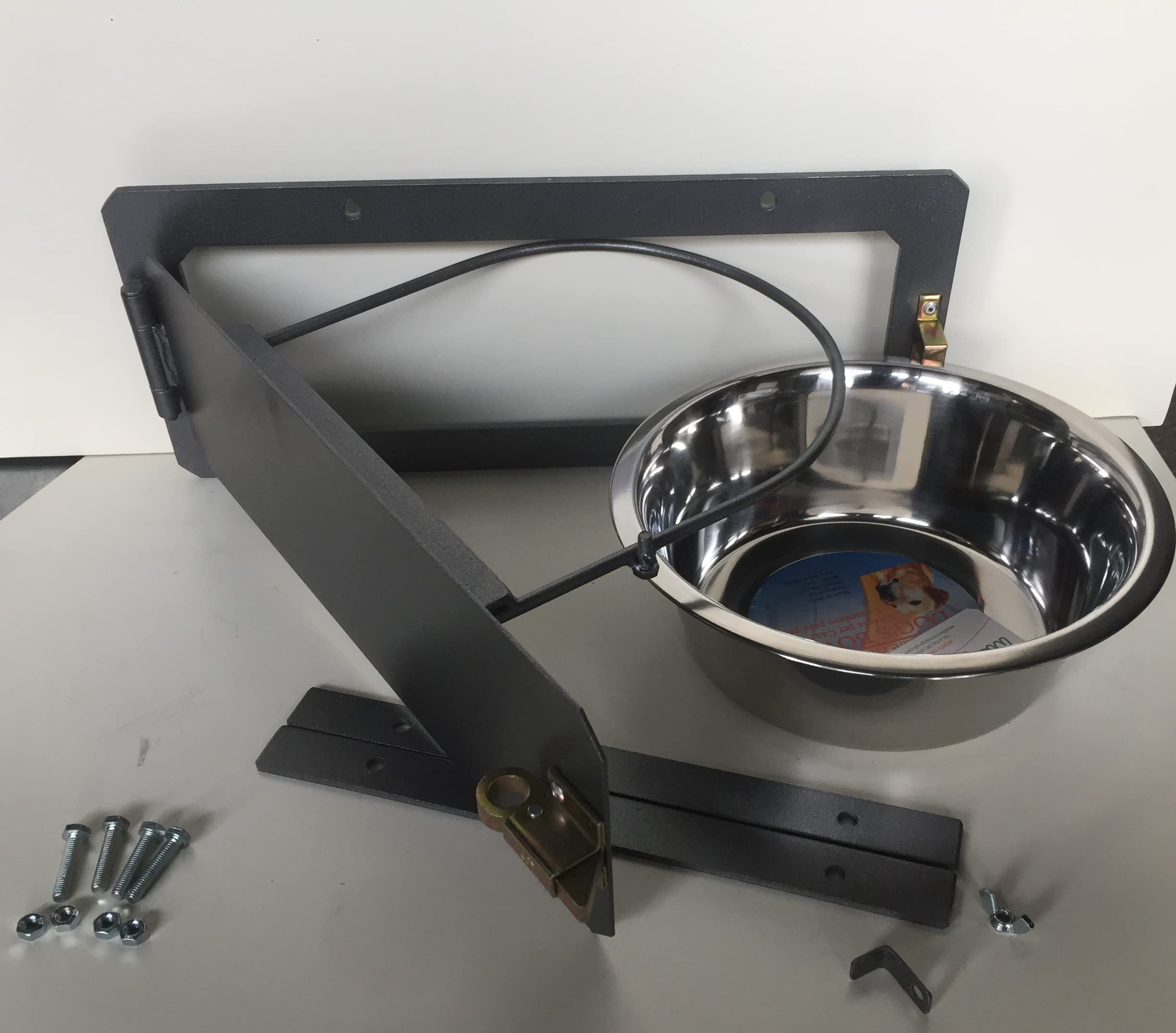 Ciotola Girevole in Acciaio Inox per Cani. 1 Mangiatoia Rotante Universale.