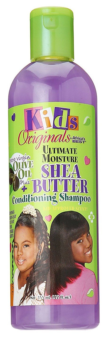 Africas Best Kids Originals Shampoo Shea Butter 12 Ounce (355ml) (Pack of 2)