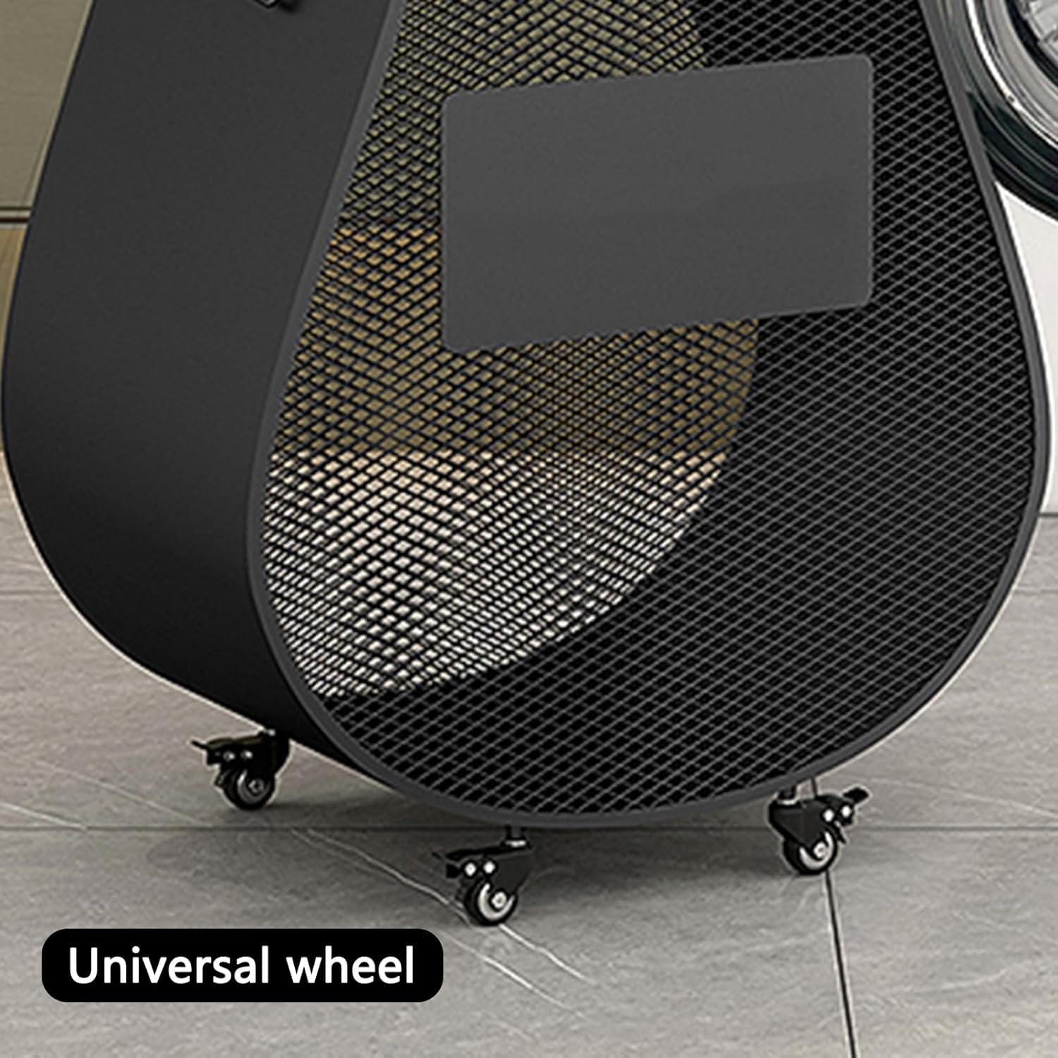 Kosz na Pranie Rollende wasmand op afsluitbare wielen Metalen gaas wasmand Winkelwagen Huishoudelijke vuile klerenmand Heavy Duty speelgoedorganizer voor badkamer Pojemnik