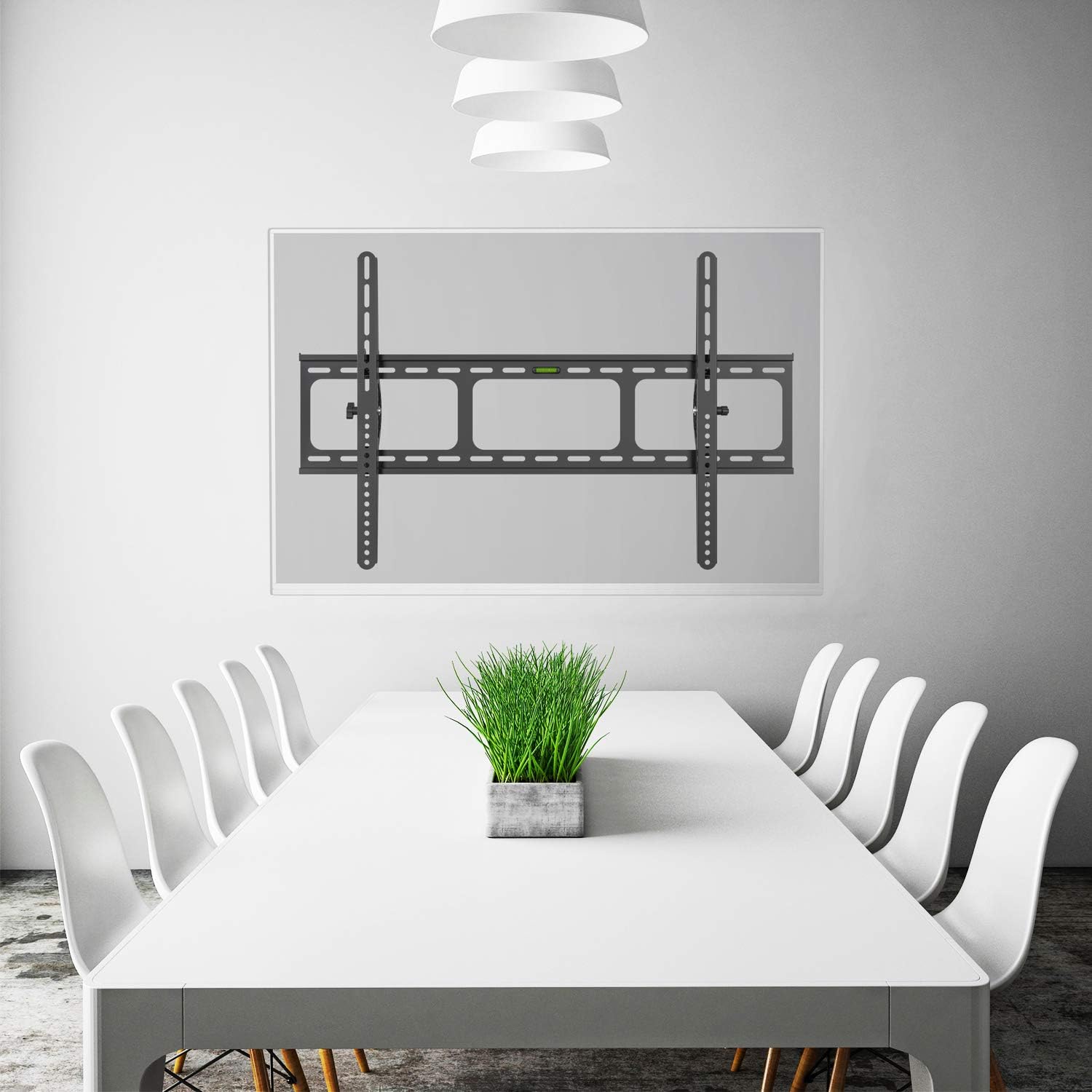 Amer Mounts Heavy Duty Low Profile Tilting Flat Panel Wall Mount, Max TV Weight 60kg Designed for Most of 42-100 inch LED, LCD, OLED Flat Screen TV, Supports up to VESA 800x500mm BIGASSMOUNT60T