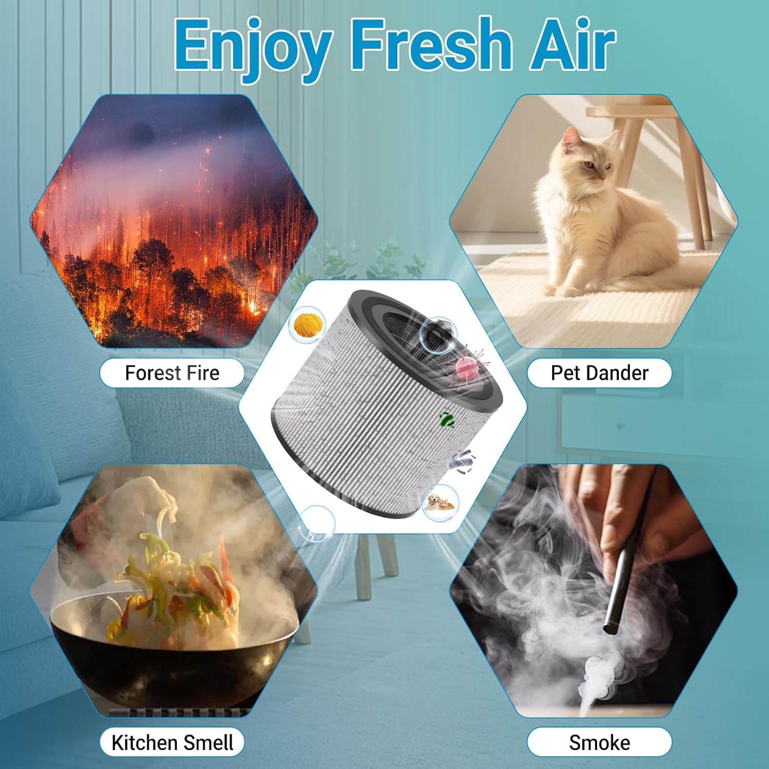 Replacement Parts AC2224A Filter Compatible with A-ma Z-on Basics B0CL993435 Model, Attachment Accessories, 2 Pack - Image 3