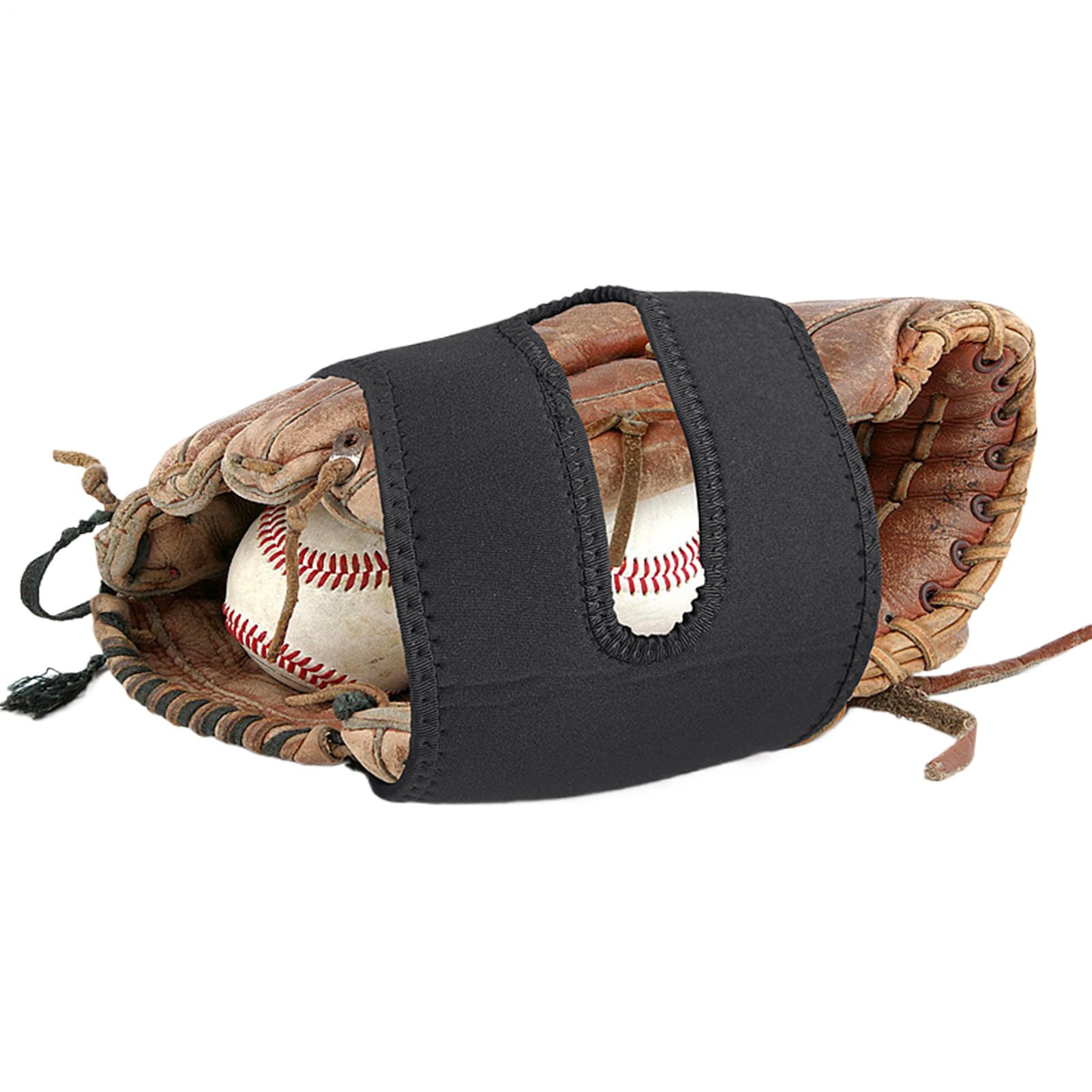 Baseball-Handschuhwickel, stoßdämpfender Trainingsgurt, elastischer Handschuh-Former, langlebiges Baseball-Handschuh-Zubehör, hält die Tasche geformt für Sportler, ideal für Schlaghockey-Übungen