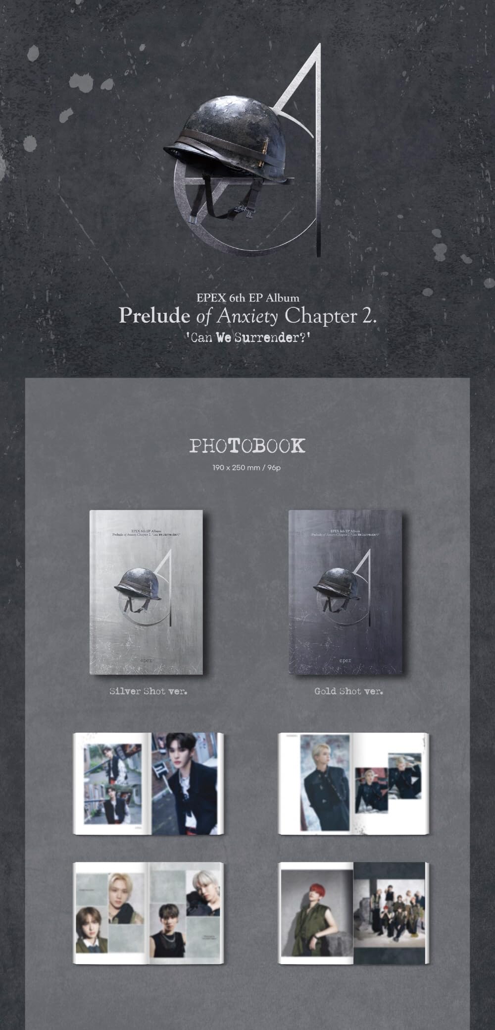 EPEX - Prelude of Anxiety Chapter 2. Can We Surrender? Album + składany plakat (tylko 2 wersje/płyta CD, bez plakatu)