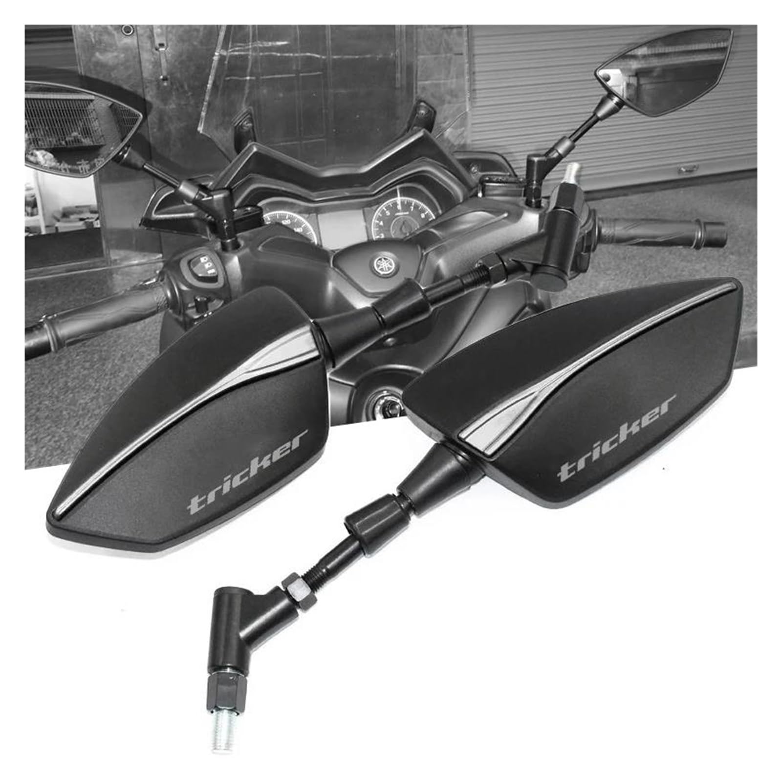 Rétroviseurs Arrière Gauche/droite Pour Yamaha Tricker XG250(Blue)