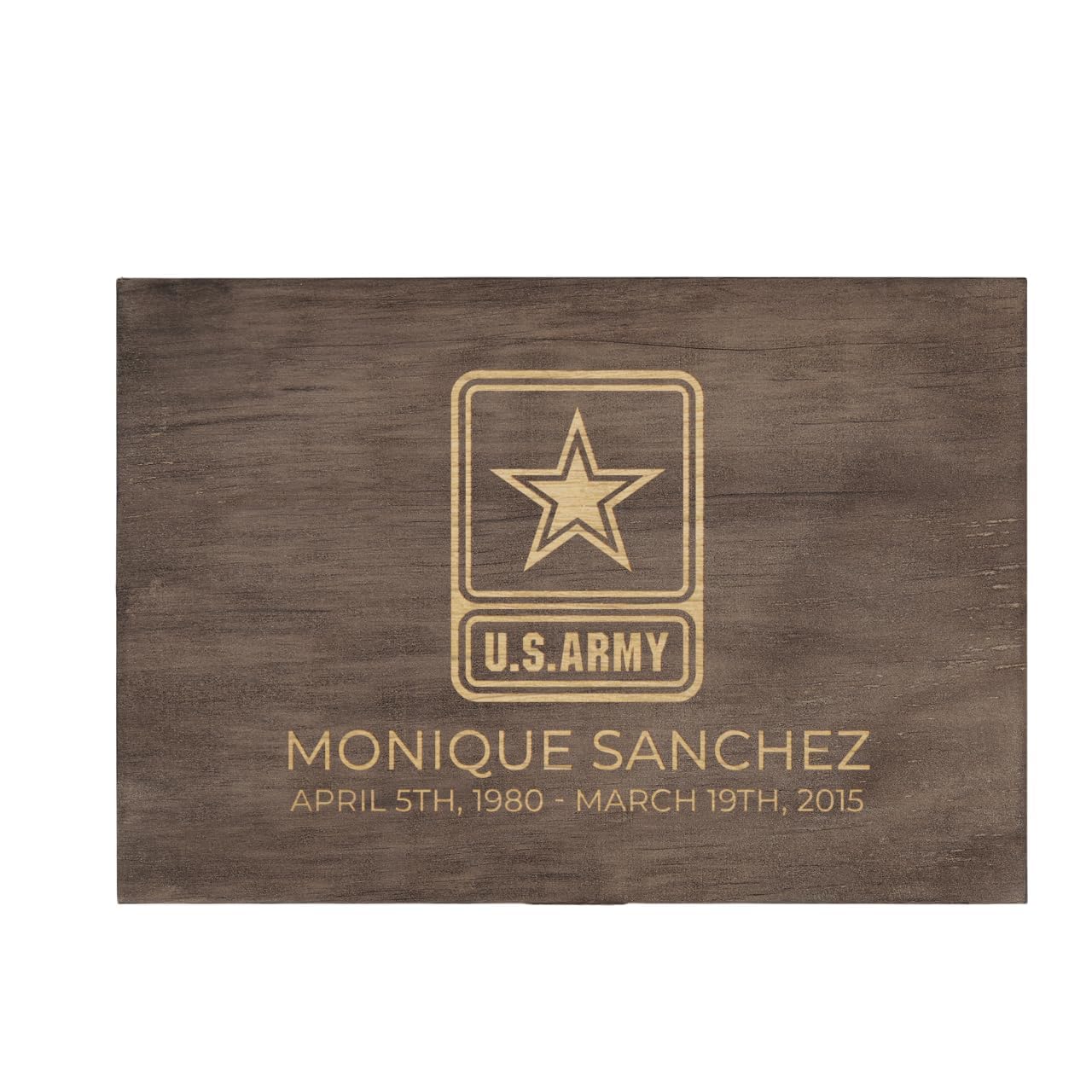 Personalized Line of Duty Memorial Box for Fallen Heroes &amp; First Responders
