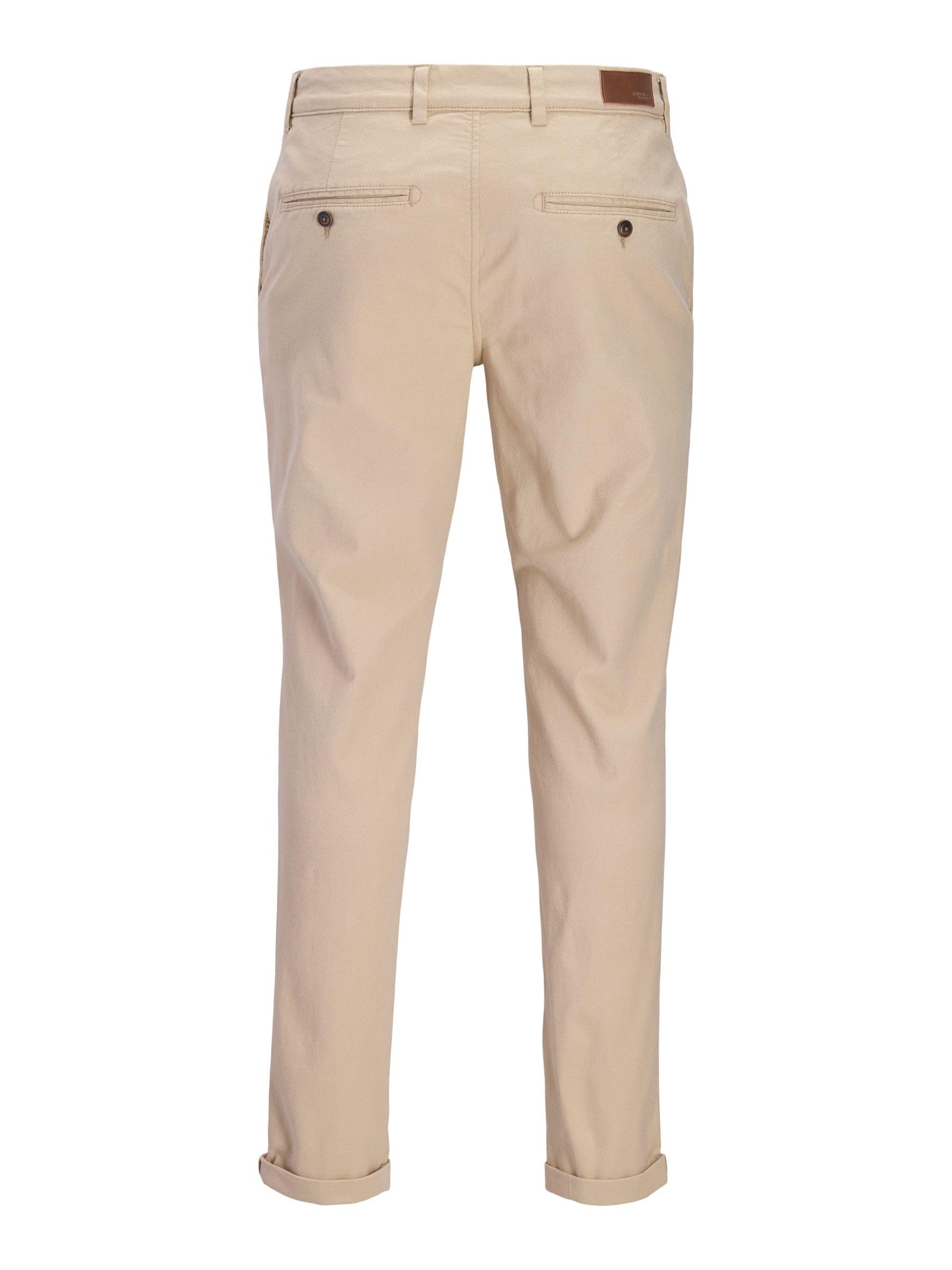 Jack & Jones Jwhmarco Fury Chino Noos, Duna, 32 W x 30 l męski