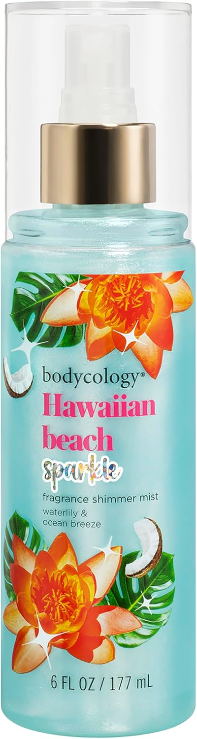 Bodycology Fragrance Shimmer Mist, Hawaiian Beach, 6 fl oz