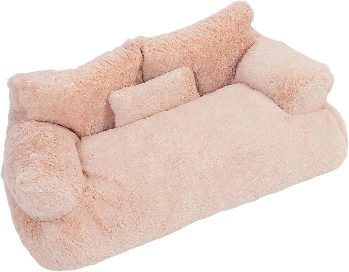 Pet Sofa Bed, Cat Couch Bed Washable Soft Comfortable for Cats Dogs (XXL)