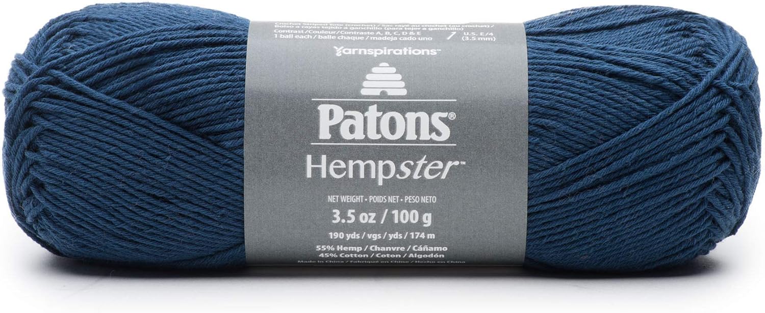 PATONS Hempster Yarn, Navy