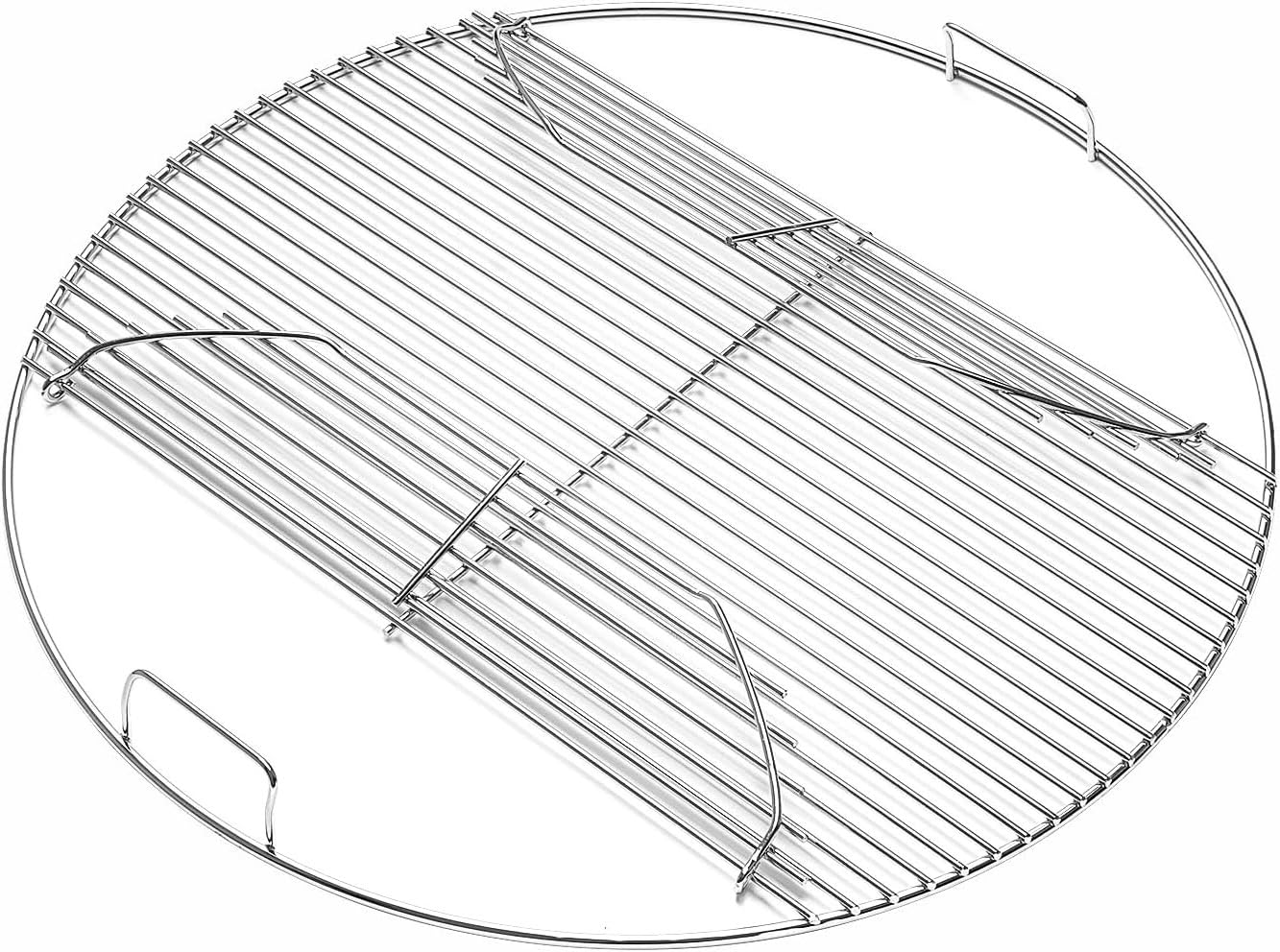 CHAMSUREUK 54,6cm Cooking Grate 7436 for Weber Round BBQ Grill Rack, Grill Replacement for Weber 57 CM Charcoal Grate, Master-Touch, Bar-B-Kettle and One-Touch Charcoal Grill