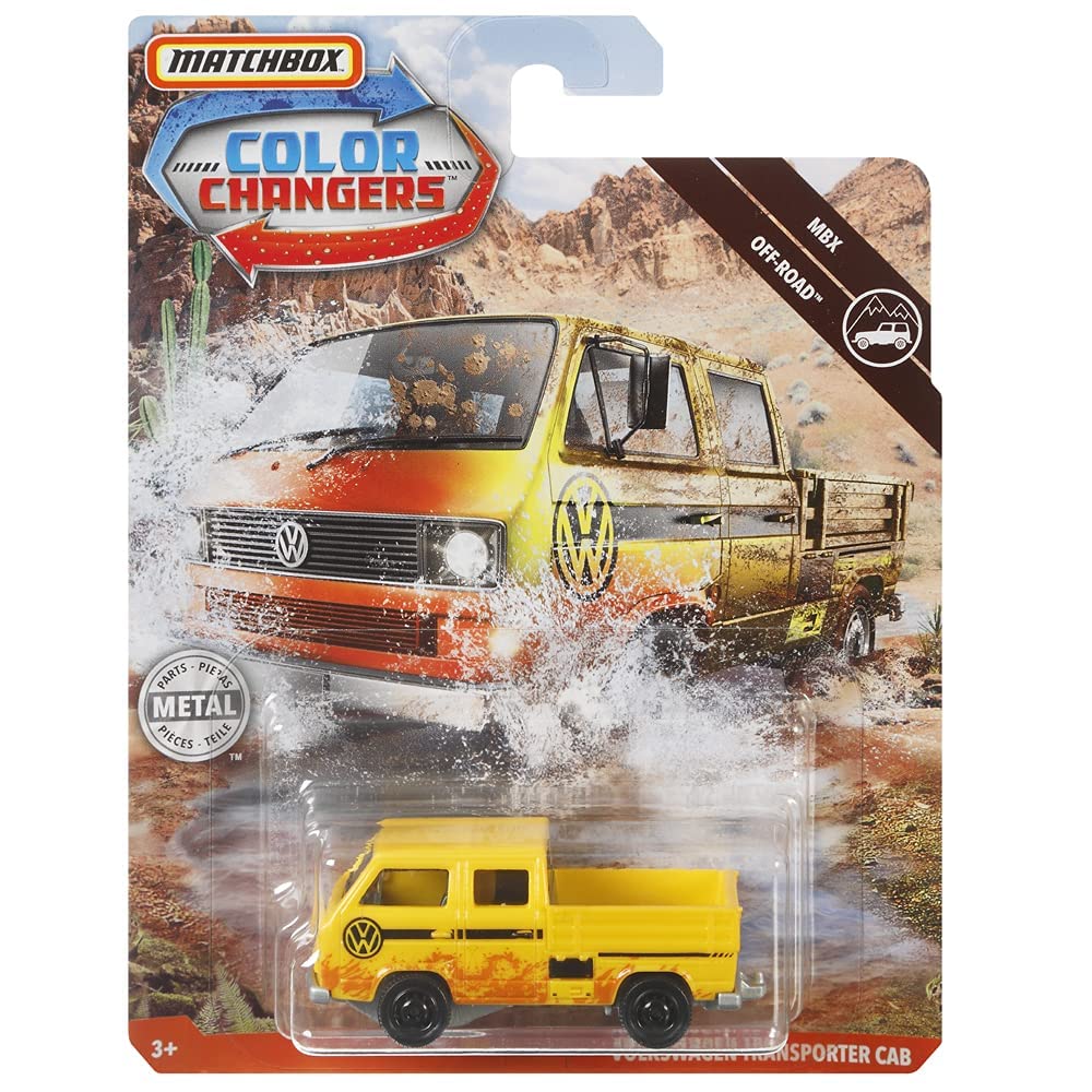 Matchbox 2016 MBX Explorers Die-Cast Car - Volkswagen Transporter Cab 1:64 Scale Model (95/125) - View #5