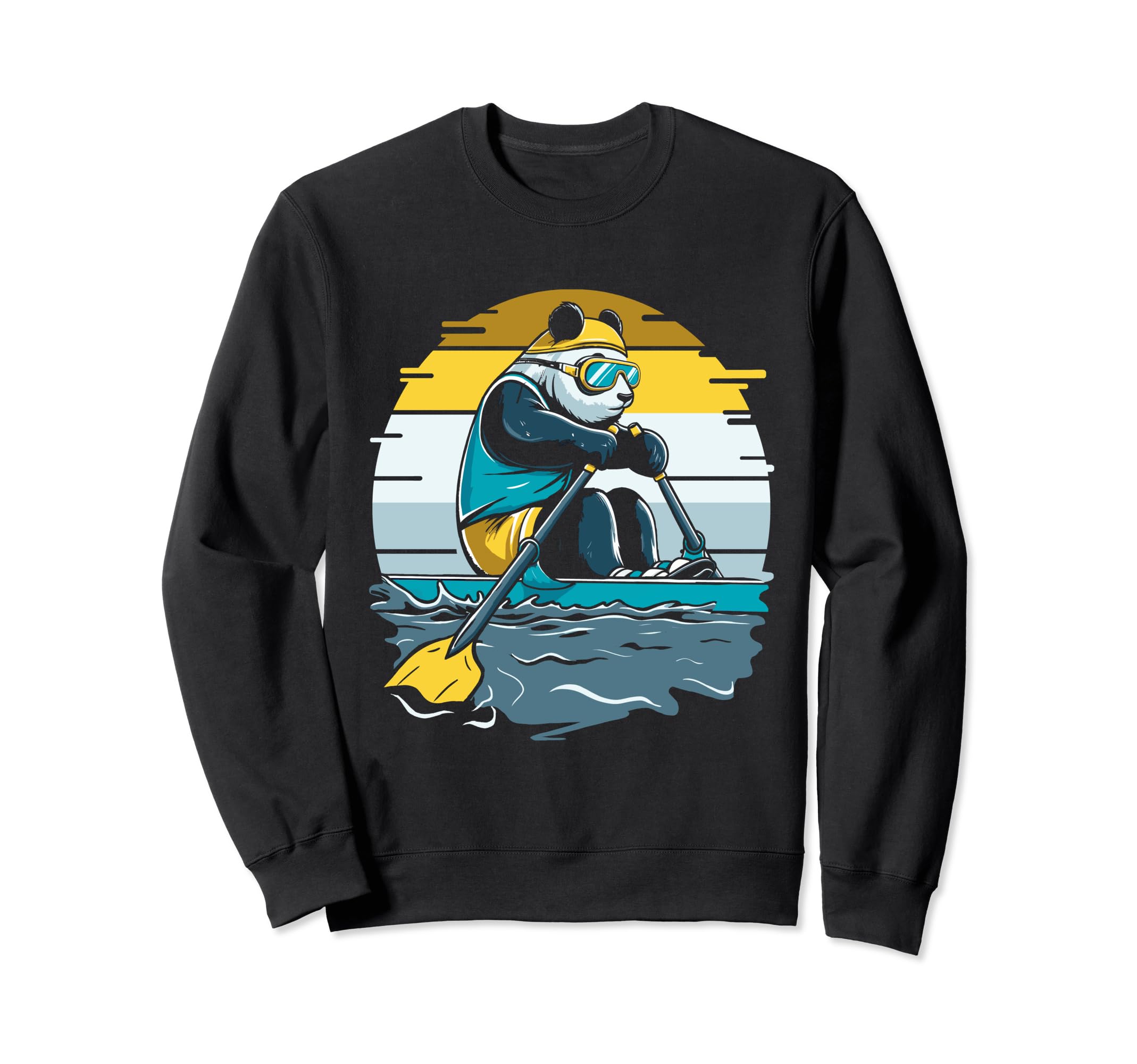 Rowing Sculling Panda Rower Sweatshirt