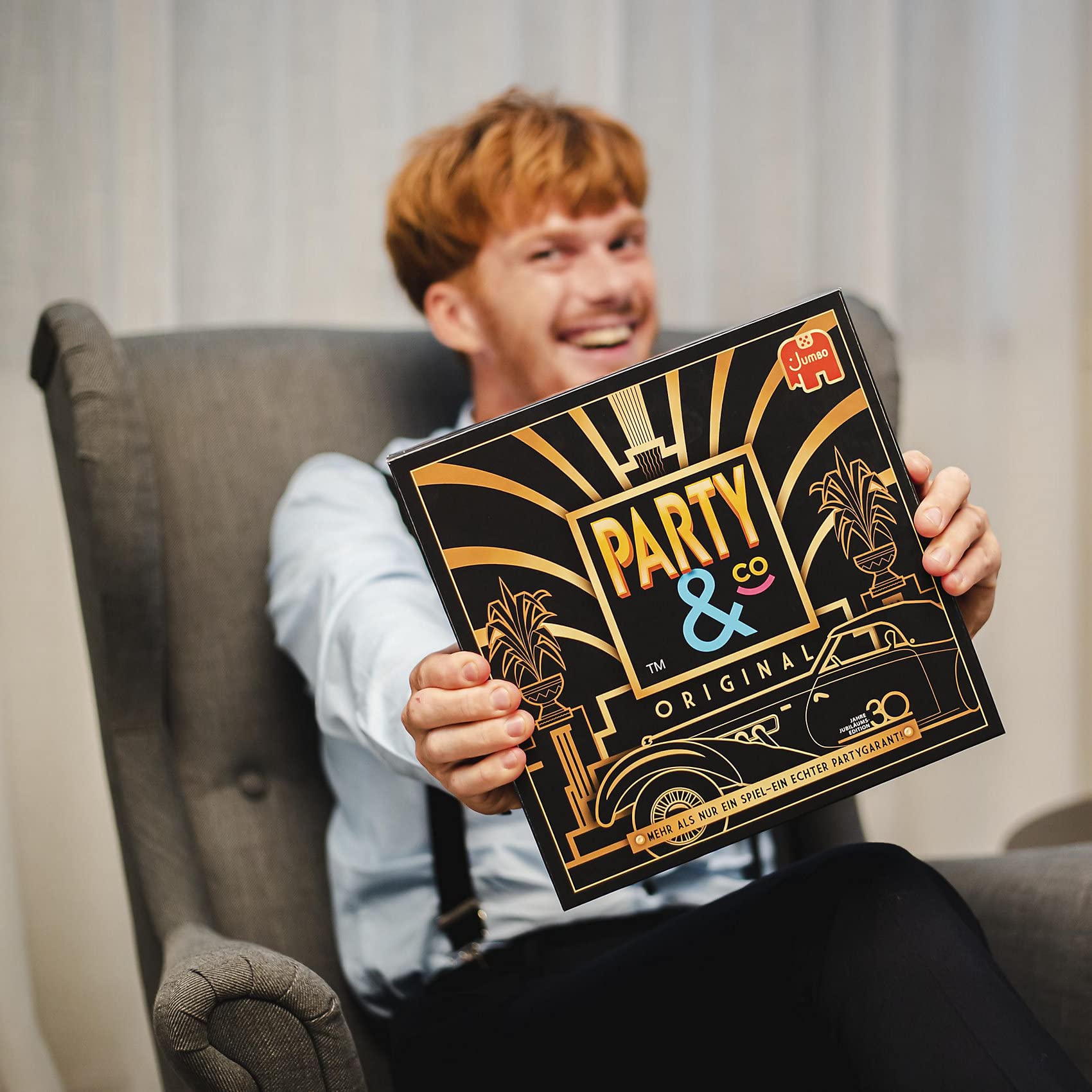 Jumbo - Party & Co. Original 30 Ans de fête d'anniversaire – Jeu de société, de 3 à 20 Joueurs, à partir de 14 Ans, Jeu en Allemand, Aucun