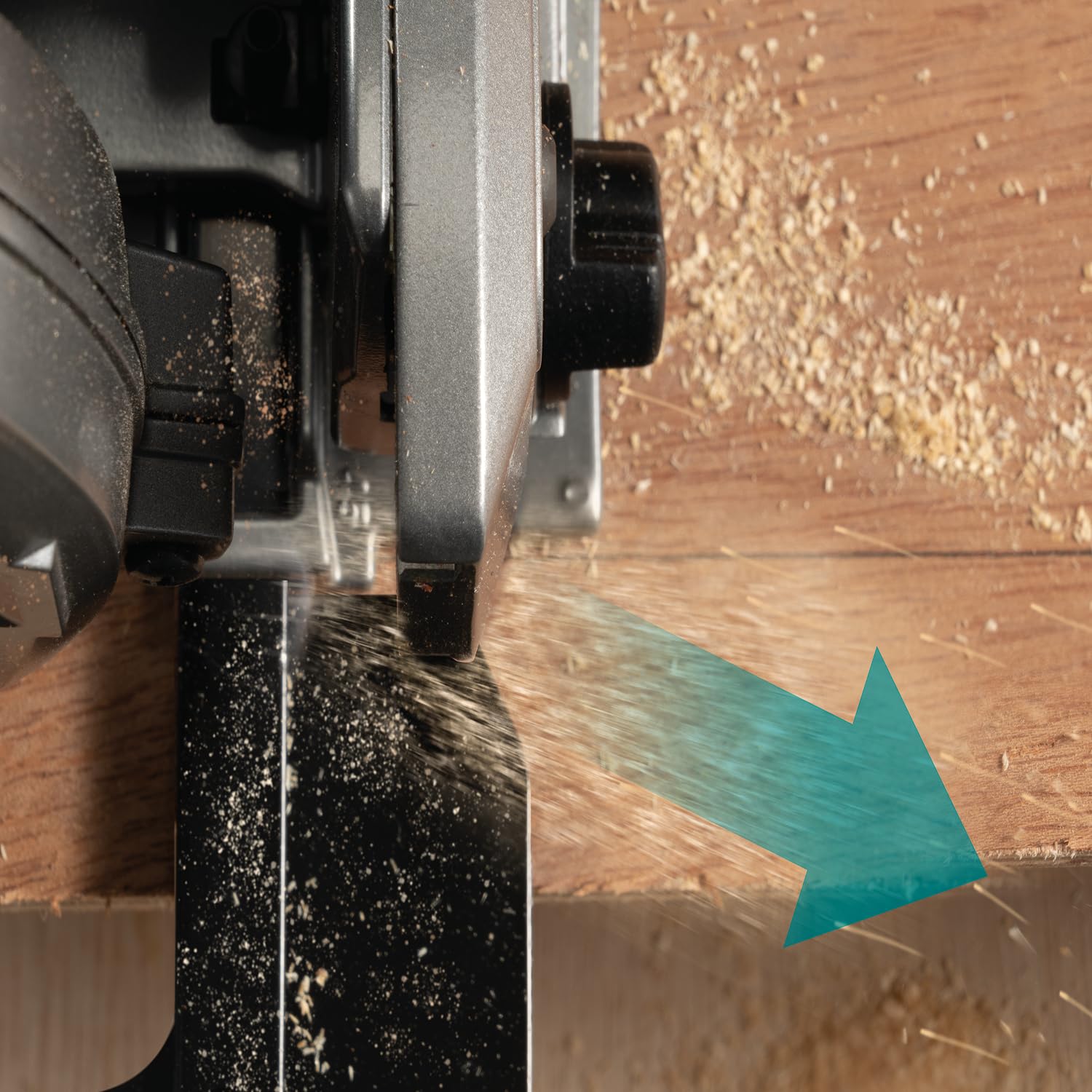 Makita HS009GZ Akku-Handkreissäge 40V max. (ohne Akkus, ohne Ladegerät), Petrol