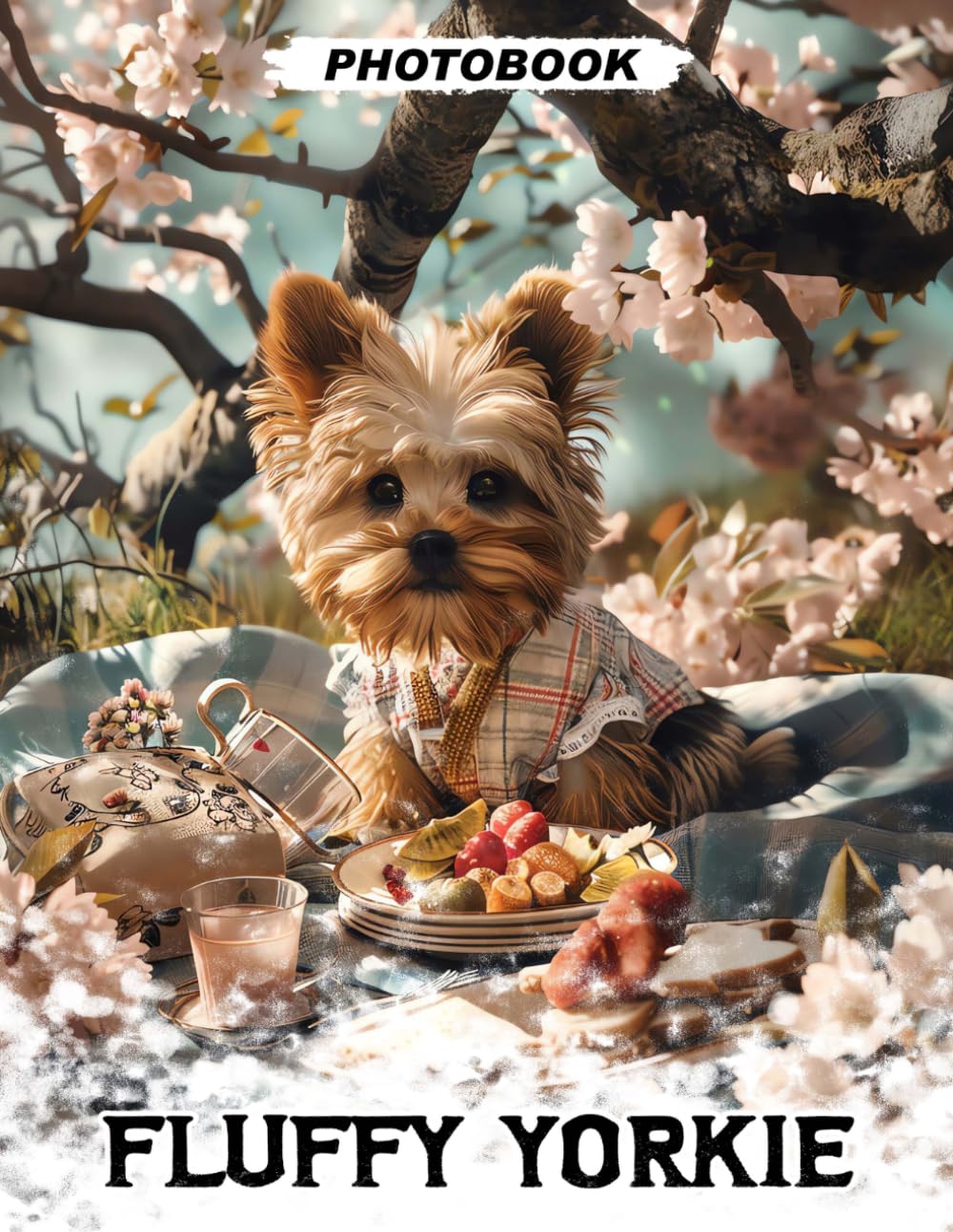 Fluffy Yorkie Photo Book: Silky Terrier Breed Images Spotlighting Adorable Fluffy Coats And Playful Pup Moments In Charming Pet Photography