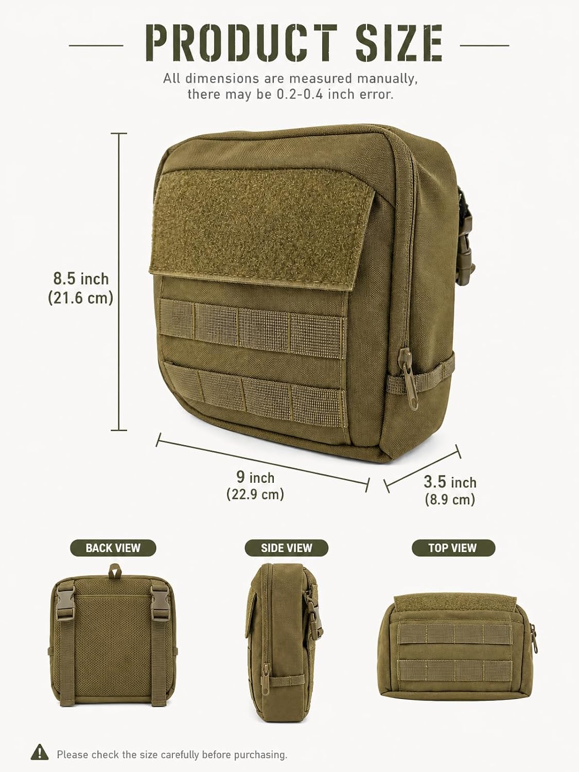 Sling Bag Tactical Crossbody Modular Webbing Straps Compatible Waterproof Small Edc Chest Pack Hiking Camping Travel Daily Use Utility Pouch Lightweight Suitable for Both Men and Women Browm