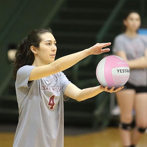 Miniatura 6 de Bola de voleibol de tamaño oficial 5 que brilla en la oscuridad, pelota de voleibol nocturna fluorescente suave para interiores y exteriores, regalo
