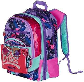 Zaino Scuola GOPOP FASHION estensibile GIOCHI PREZIOSI con pop-up + omaggio portachiave con paillettes + omaggio penna glitterata + segnalibro