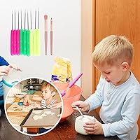 Vista 2 de Juego de herramientas de decoración de pasteles (15 piezas), kit de suministros de decoración de pasteles, herramientas de decoración de galletas