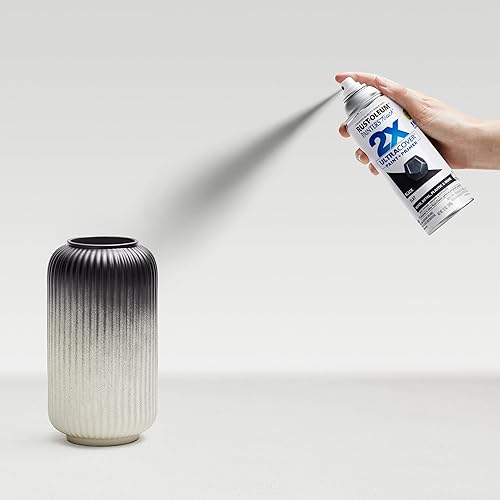 Miniatura 6 de Rust-Oleum Painters Touch 2X Ultra Cover 249127 - Pintura en aerosol 12oz negro plano