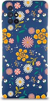 PrintiFy Samsung Galaxy M51 Uyumlu Lansman K l f  i ek Tasar ml  I i Kadife Kapak-lacivert