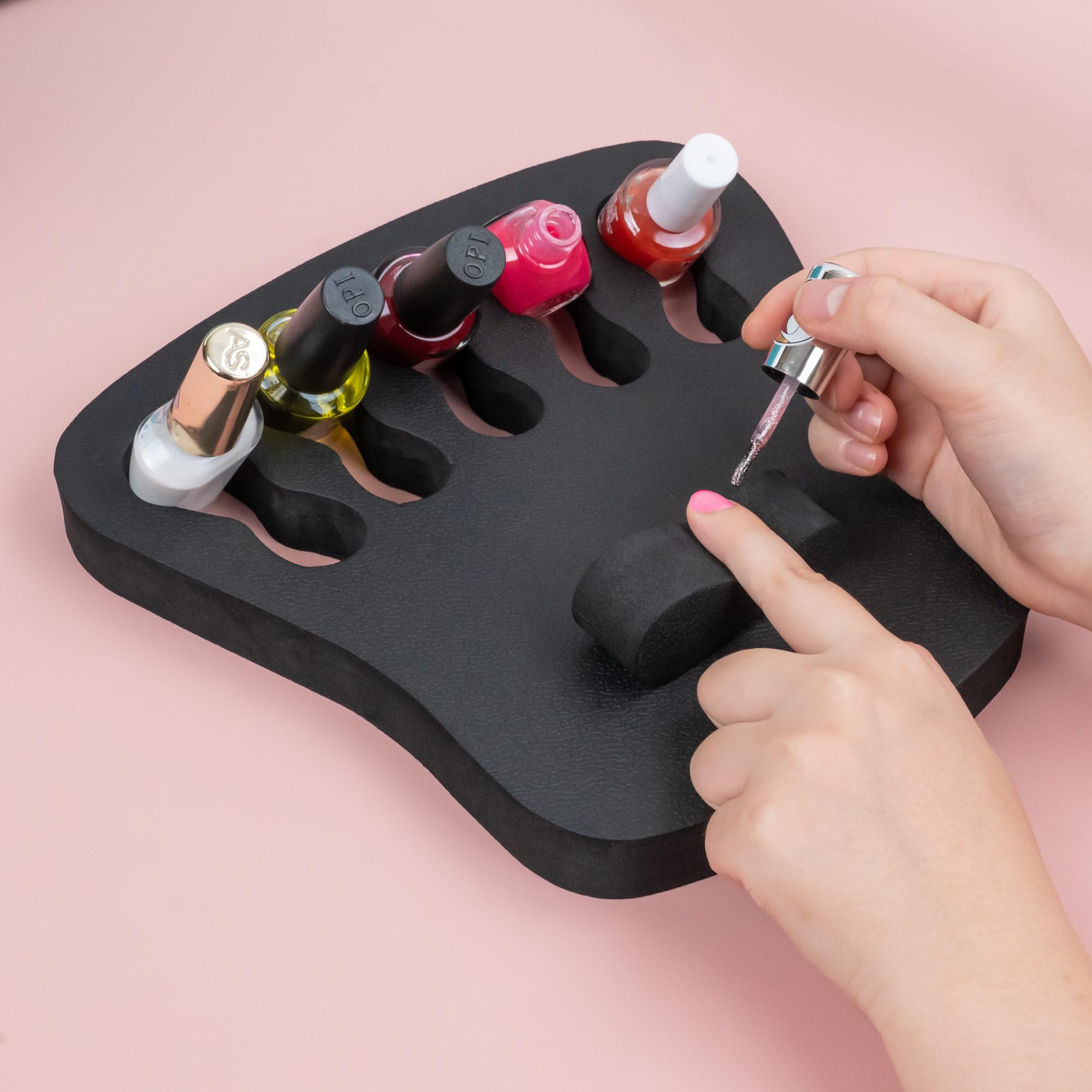 ButterFox Nagellack-Organizer Für 60–70 Flaschen – Aufbewahrungstasche Mit Fächern Für Maniküre-Zubehör