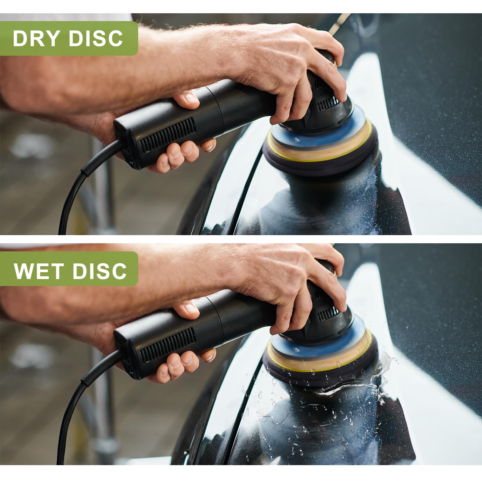 50 Discos de Lija 75mm Autoadherentes Grano 600 a 5000 Papel de Lija al Agua Seco y Húmedo para Pulir Faros Coche Metal Madera Pintura Plástico y Acabado Fino