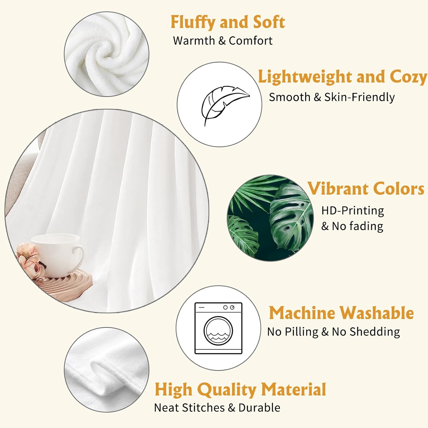 YeeJu Tropical Throw Blanket King Size Green Plant Leaf Floral Blanket for Bed Couch Soft Cozy Fuzzy Plush Fleece Blankets Large Oversized Decorative Spring Summer Decor Gift Blanket 90x108