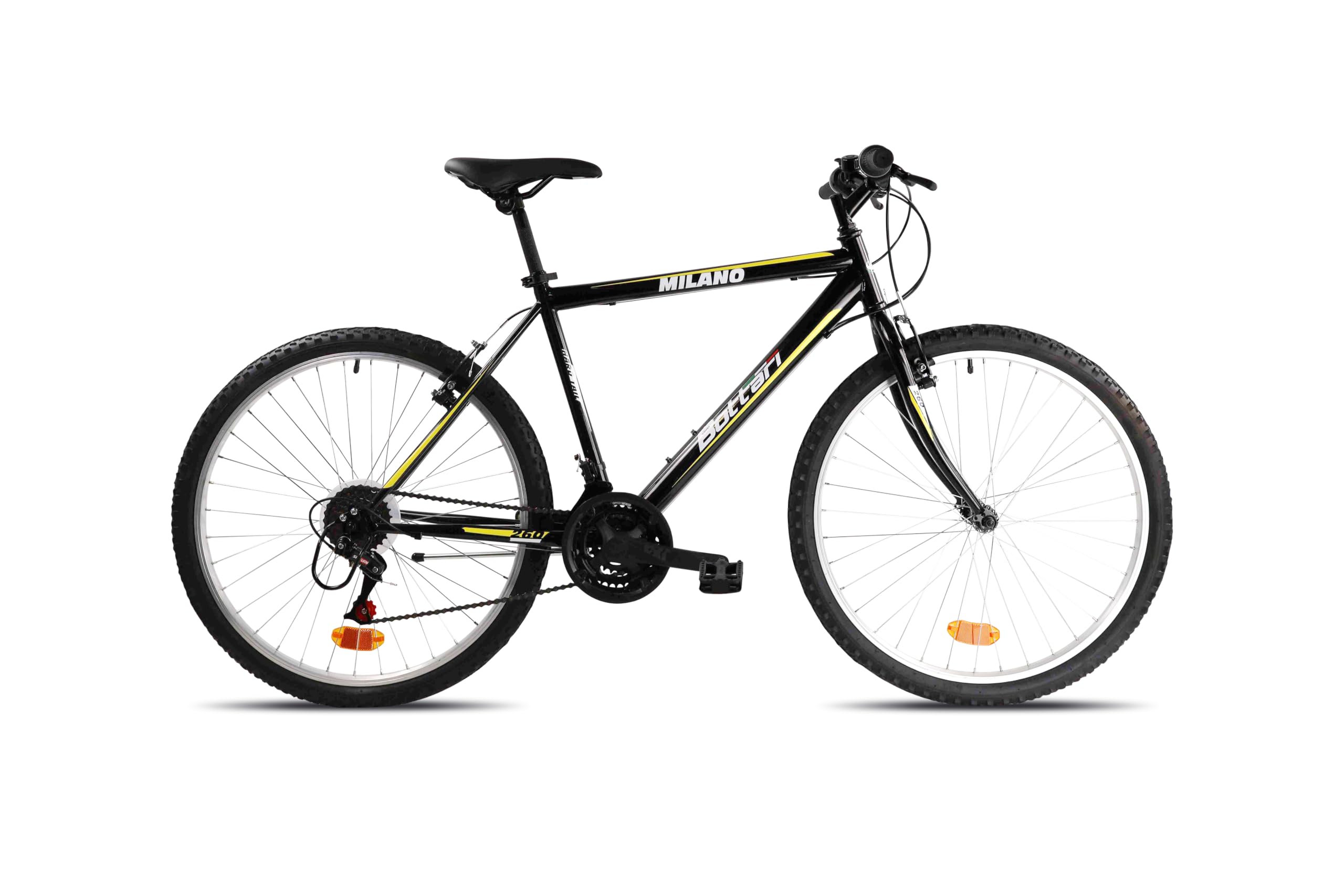 Bicicleta MTB Milano 26" 18 Velocidades 1.6" Negra Hombre - 77234