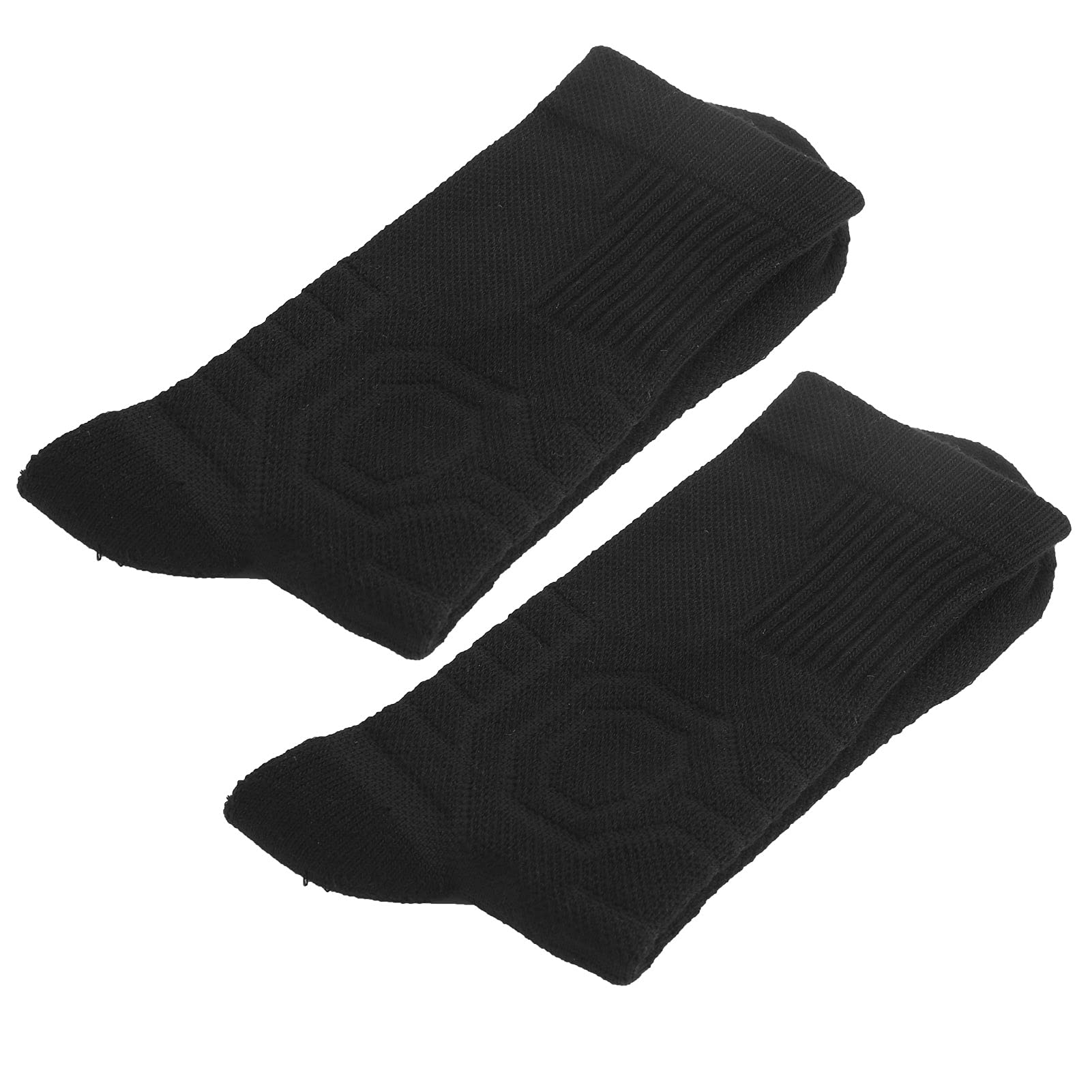 Sports Socks, Breathable Sports Socks Breathable for Walking or Any Other Outdoor Activities for Playing Basketball Running(Black)-image-32