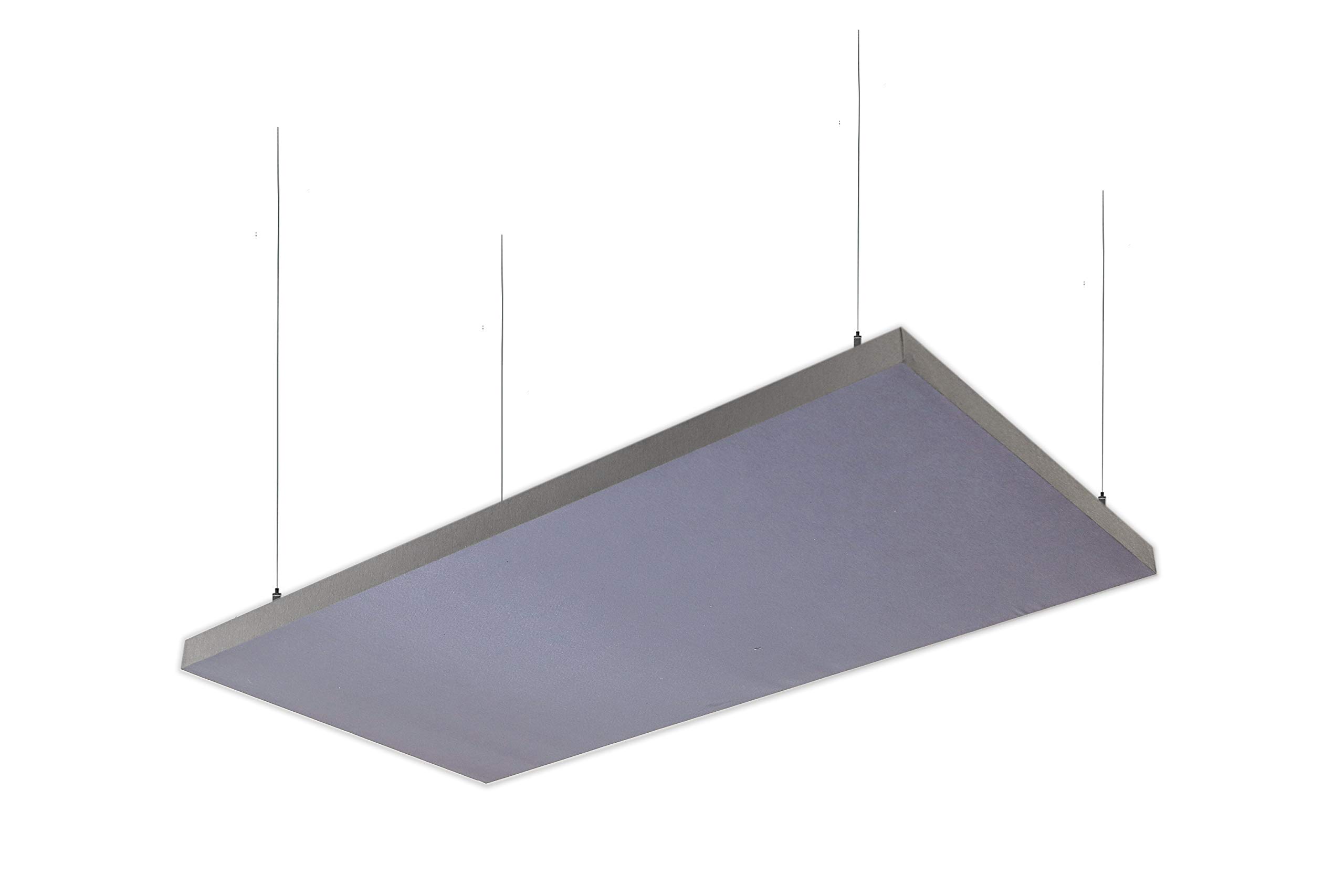 Pannelli fonoassorbenti Decorativi per Pareti, Pannelli Fonoassorbenti Soffitto, pannelli acustici alte prestazioni 124x64x5 Cm (Rosso)