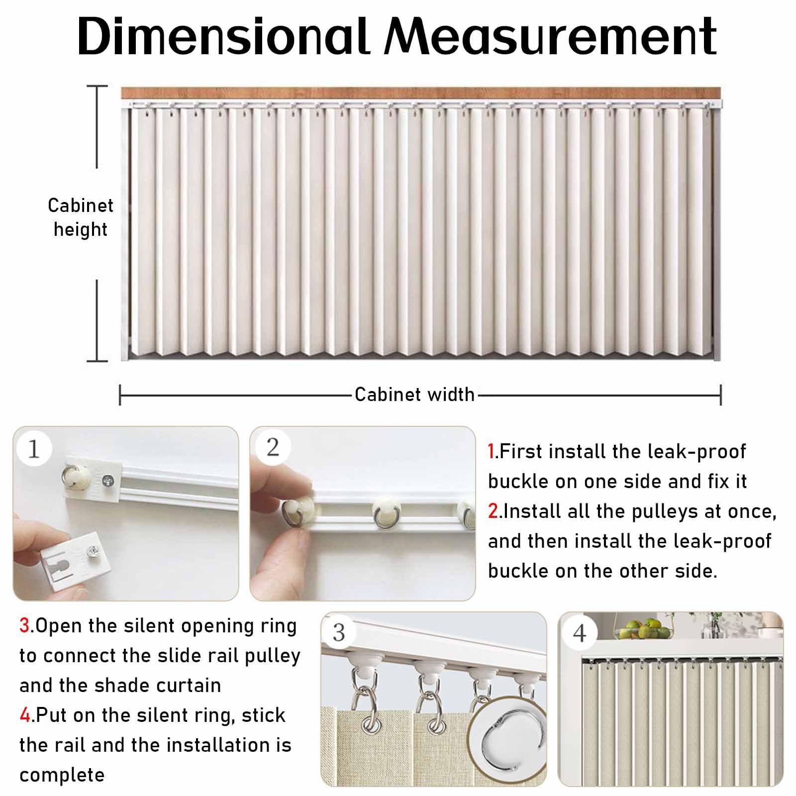 Tenda Armadio A Muro Tenda per Coprire Scaffale Tendina Sottolavello Cucina Tende del Panno Antipolvere della Armadietti(s2,W140cm|H50cm)