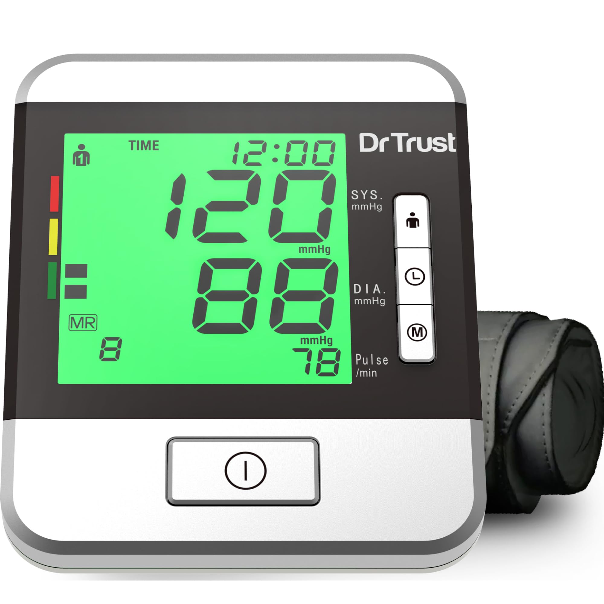 Dr Trust(USA) Goldline Talking Automatic Digital Bp Monitor Machine, 3 Color backlight (Includes Adapter, Carry Bag, Batteries)- 103 (B06X9J39MK) Amazon Price History, Amazon Price Tracker