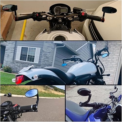 Miniatura 7 de Motocicleta Manillar Extremo Espejo Retrovisor 78" para Kawasaki ZZR600 Z900 Z650 VERSYS 1000 VulcanS 650cc Z750