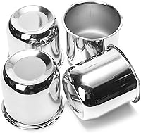 Vista 24 de 4 Piezas Tapas Centrales de Rueda de Remolque de 2.64 Pulgadas Push Through Diámetro de 2.64" Altura 2.4" para Rin de Camión SUV RV, Cubierta