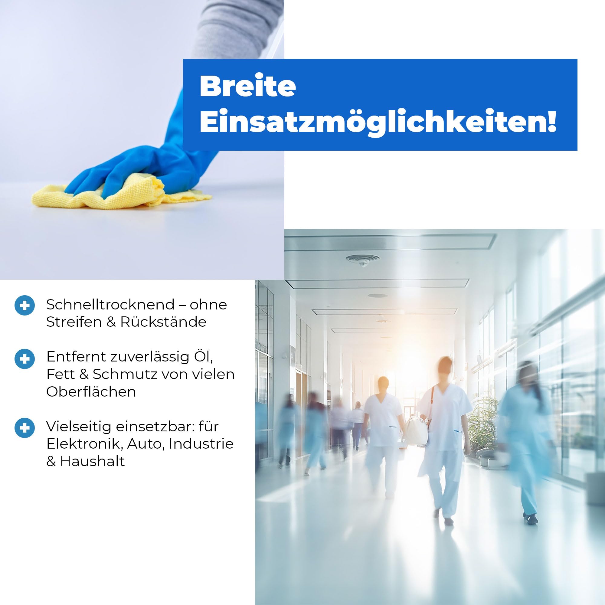 Isopropanol 85% IPA 44 x 5L – Isopropylalkohol Reinigungsalkohol für Elektronik, Glas, Auto & Werkstatt – Klebereste Entferner, fettlösend & rückstandsfrei