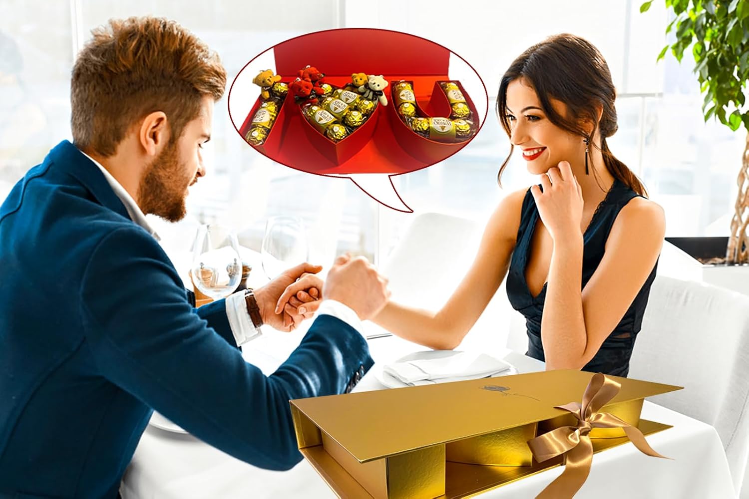 Valentines Day I Love You Box Flower Gift Box Heart Shaped Empty Cardboard Fillable Gift Box Flower Letter Box Chocolate Strawberry Candy Jewelry Package for Luxury Style Flower Arrangements Birthday