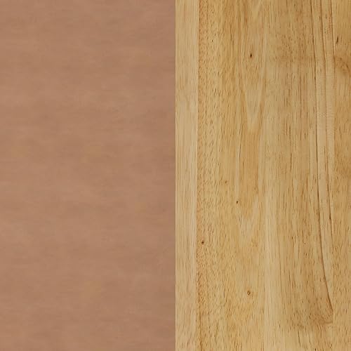 Miniatura 7 de Nathan James Cohen Mid-Century - Moderno taburete de bar de madera de 29 pulgadas, taburete tapizado de piel sintética con marco de madera maciza,